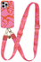 AVY Apple iPhone 13 Pro Max MagSafe Hoesje met Koord 130CM Rosé Twist afbeelding 1