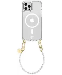 AVY Apple iPhone 12 Pro Max Hoesje met Koord & MagSafe 30CM Perla Chic afbeelding