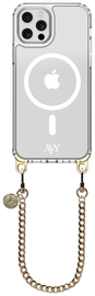 AVY Apple iPhone 12 Pro Max Hoesje met Koord & MagSafe 30CM Aurum Lien