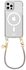 AVY Apple iPhone 12 Pro Max Hoesje met Koord & MagSafe 30CM Silver Spark