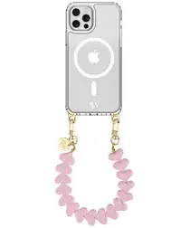AVY Apple iPhone 12 Pro Max Hoesje met Koord & MagSafe 30CM Cupid Pink afbeelding