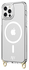 AVY Apple iPhone 12 Pro Max Hoesje met Koord & MagSafe 30CM Cupid Clear Pink afbeelding 15