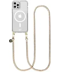 AVY Apple iPhone 12 Pro Max Hoesje met Koord & MagSafe 120CM Aurum Lien Long afbeelding