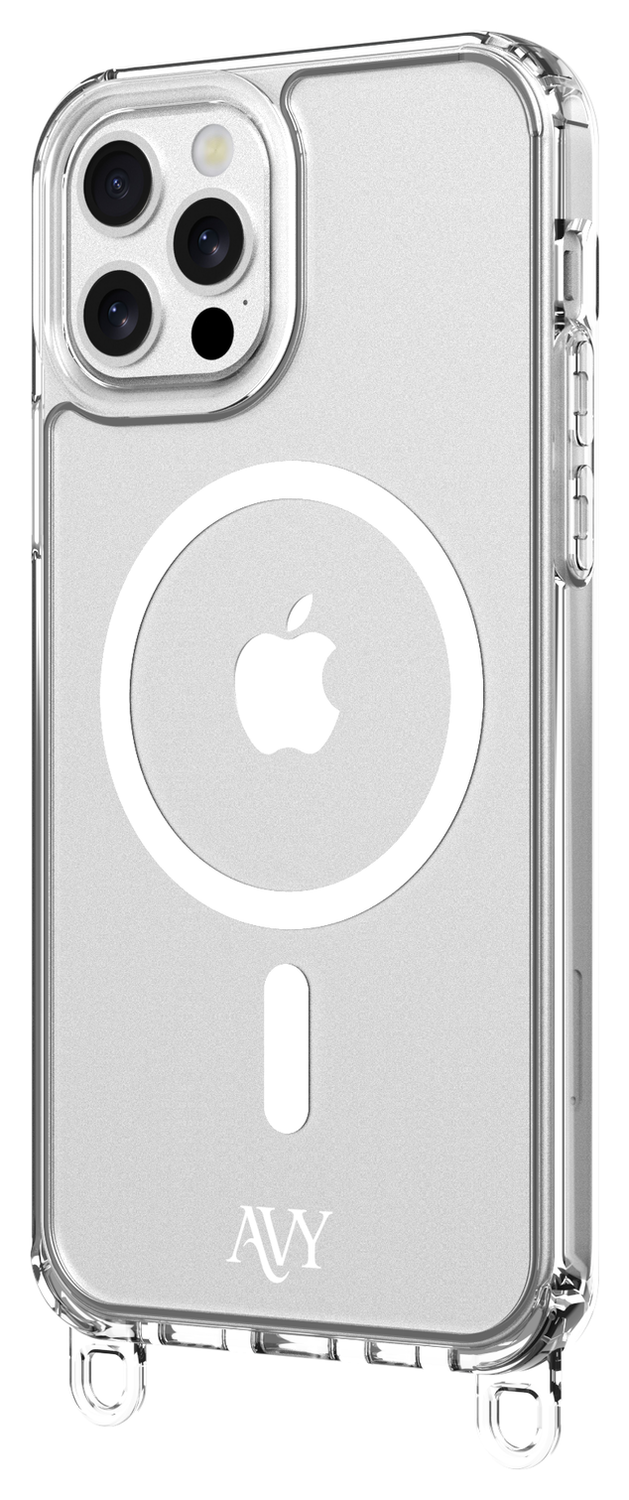 AVY Apple iPhone 12 Pro Max Hoesje met Koord & MagSafe 120CM Aurum Lien Long afbeelding 13