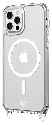 AVY Apple iPhone 12 Pro Max Hoesje met Koord & MagSafe 120CM Aurum Lien Long afbeelding 13