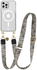 AVY Apple iPhone 12 Pro Max Hoesje met Koord & MagSafe 130CM Serengeti Zebra afbeelding 1