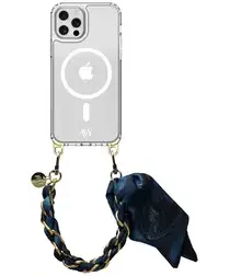 AVY Apple iPhone 12 Pro Max Hoesje met Koord & MagSafe 32CM Obscura Blue afbeelding