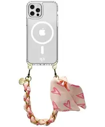 AVY Apple iPhone 12 Pro Max Hoesje met Koord & MagSafe 32CM Cupid Blush afbeelding