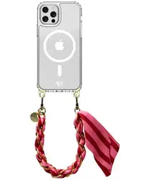 AVY Apple iPhone 12 Pro Max Hoesje met Koord & MagSafe 32CM Linea Sol afbeelding