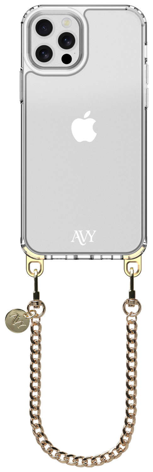 AVY Apple iPhone 12 Pro Max Hoesje Met Koord 30CM Aurum Lien afbeelding 1