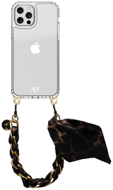 AVY Apple iPhone 12 Pro Max Hoesje Met Koord 32CM Panthera Chic