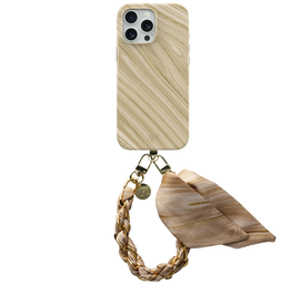 AVY Apple iPhone 12 Pro Max MagSafe Hoesje met Koord 32CM Aurum Gold