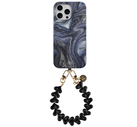 AVY Apple iPhone 12 Pro Max MagSafe Hoesje met Koord 30CM Marmer Hearts
