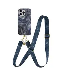 AVY Apple iPhone 12 Pro Max MagSafe Hoesje met Koord 130CM Obscura Blue afbeelding