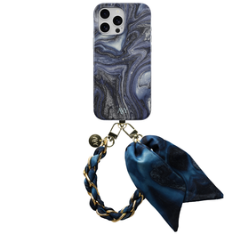 AVY Apple iPhone 12 Pro Max MagSafe Hoesje met Koord 32CM Obscura Blue