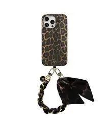 AVY Apple iPhone 12 Pro Max MagSafe Hoesje met Koord 32CM Panthera Chic afbeelding