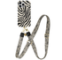 AVY Apple iPhone 12 Pro Max MagSafe Hoesje met Koord 130CM Serengeti Zebra