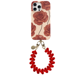 AVY Apple iPhone 12 Pro Max MagSafe Hoesje met Koord 30CM Hearts & Roses