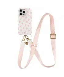 AVY Apple iPhone 12 Pro Max MagSafe Hoesje met Koord 130CM Cupid Blush afbeelding