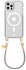 AVY Apple iPhone 12 / 12 Pro MagSafe Hoesje met Koord 30CM Silver Spark