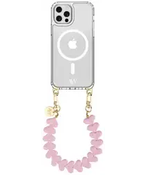 AVY Apple iPhone 12 / 12 Pro Hoesje met Koord & MagSafe 30CM Cupid Pink afbeelding