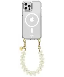 AVY Apple iPhone 12 / 12 Pro Hoesje met Koord & MagSafe 30CM Cupid Beige afbeelding