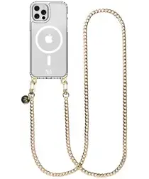AVY Apple iPhone 12 / 12 Pro Hoesje met Koord & MagSafe 120CM Aurum Lien Long afbeelding