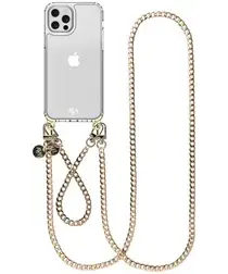 AVY Apple iPhone 12 / 12 Pro Hoesje met Koord & MagSafe Set Aurum Lien afbeelding