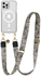 AVY Apple iPhone 12 / 12 Pro Hoesje met Koord & MagSafe 130CM Serengeti Zebra