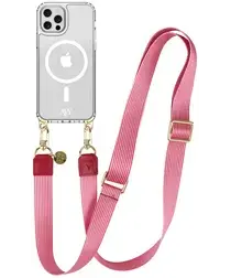 AVY Apple iPhone 12 / 12 Pro Hoesje met Koord & MagSafe 130CM Linea Sol afbeelding
