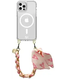 AVY Apple iPhone 12 / 12 Pro Hoesje met Koord & MagSafe 32CM Cupid Blush afbeelding