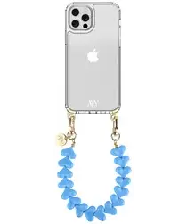 AVY Apple iPhone 12 / 12 Pro Hoesje Met Koord 30CM Cupid Blue afbeelding