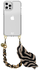 AVY Apple iPhone 12 / 12 Pro Hoesje Met Koord 32CM Serengeti Zebra