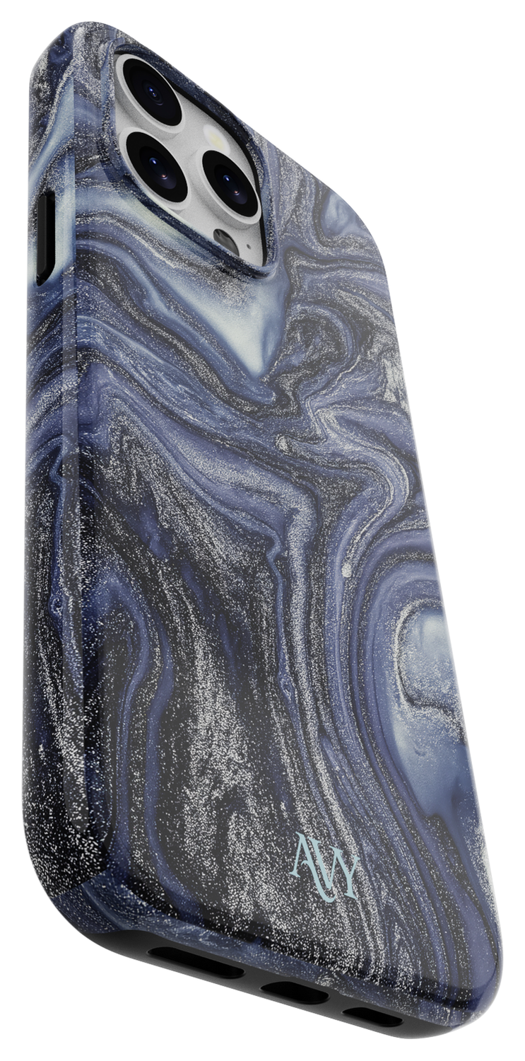 AVY Apple iPhone 12 / 12 Pro MagSafe Hoesje met Koord 32CM Obscura Blue afbeelding 13