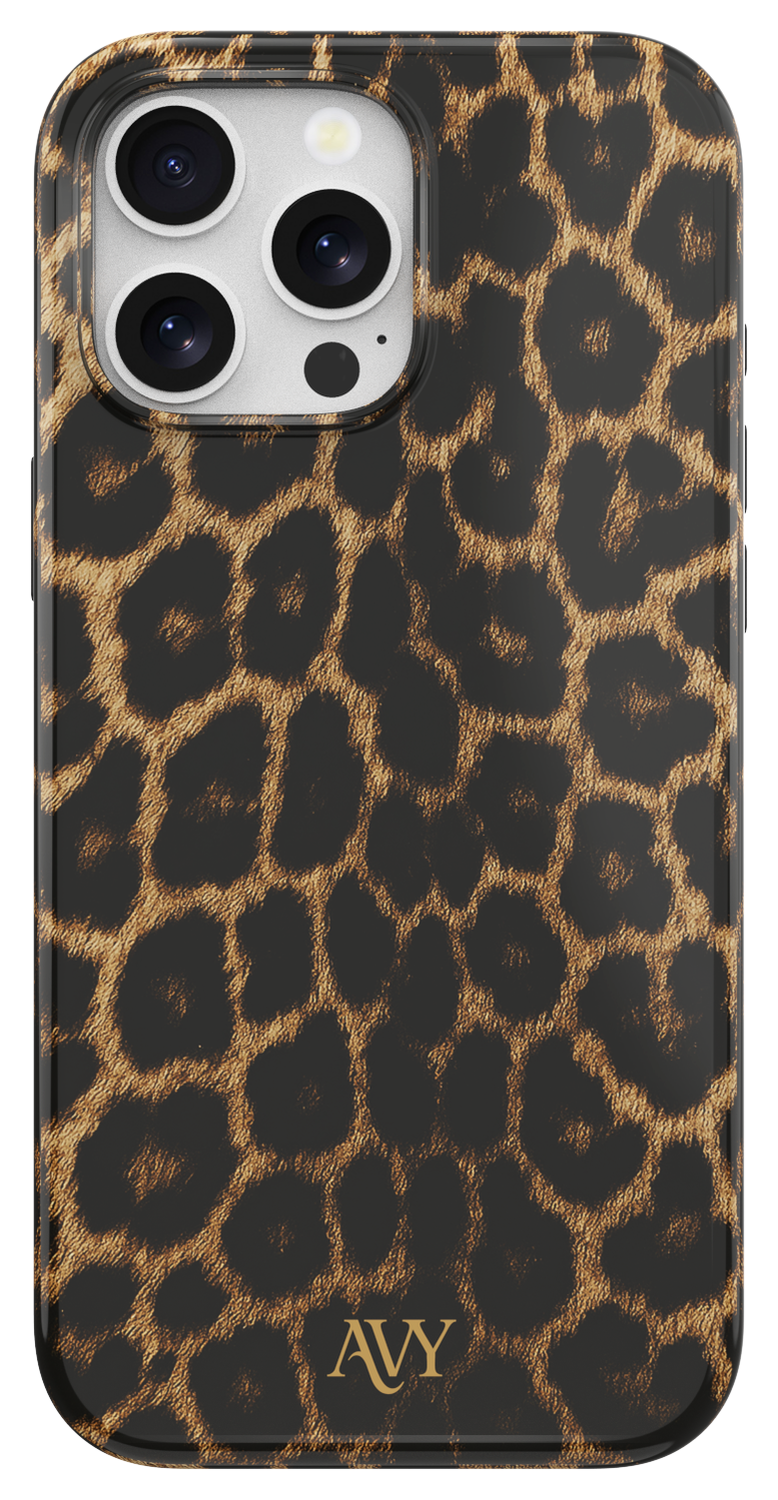 AVY Apple iPhone 12 / 12 Pro MagSafe Hoesje met Koord 30CM Panther Hearts afbeelding 11