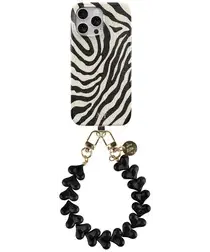 AVY Apple iPhone 12 / 12 Pro MagSafe Hoesje met Koord 30CM Zebra Hearts afbeelding