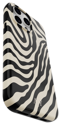 AVY Apple iPhone 12 / 12 Pro MagSafe Hoesje met Koord 32CM Serengeti Zebra afbeelding 12