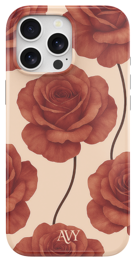 AVY Apple iPhone 12 / 12 Pro MagSafe Hoesje met Koord 30CM Hearts & Roses afbeelding 11