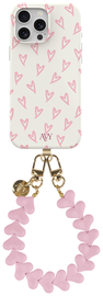 AVY Apple iPhone 12 / 12 Pro MagSafe Hoesje met Koord 30CM Cupid Hearts