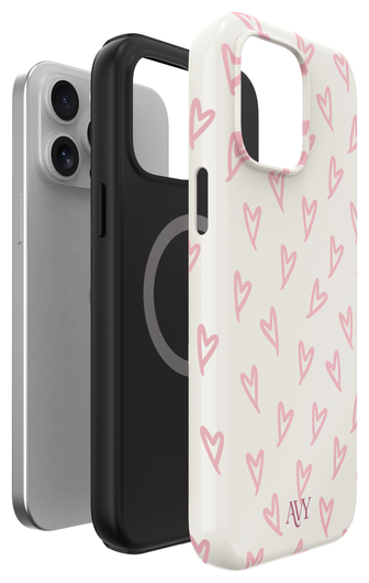 AVY Apple iPhone 12 / 12 Pro MagSafe Hoesje met Koord 130CM Cupid Blush afbeelding 15