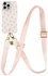 AVY Apple iPhone 12 / 12 Pro MagSafe Hoesje met Koord 130CM Cupid Blush