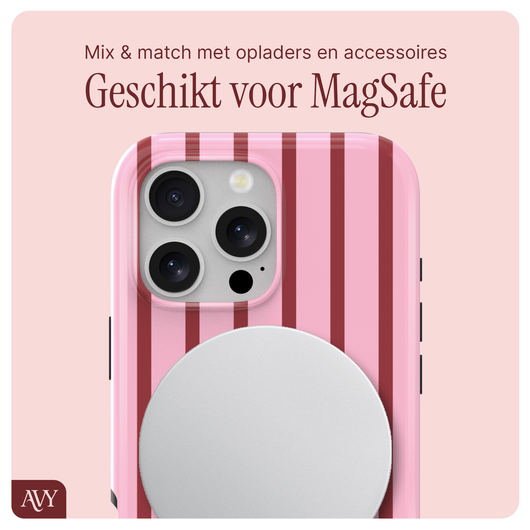 AVY Apple iPhone 12 / 12 Pro MagSafe Hoesje met Koord 32CM Linea Sol afbeelding 4