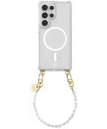 AVY Samsung Galaxy S25 Ultra Hoesje met Koord & MagSafe 30CM Perla Chic afbeelding