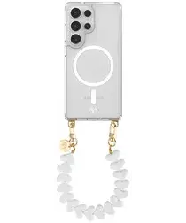 AVY Samsung Galaxy S25 Ultra Hoesje met Koord & MagSafe 30CM Cupid White afbeelding