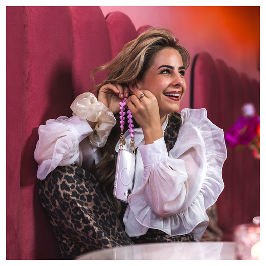 AVY Samsung Galaxy S25 Ultra Hoesje met Koord & MagSafe 30CM Cupid Pink afbeelding 2