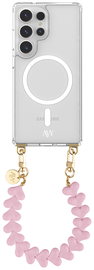 AVY Samsung Galaxy S25 Ultra Hoesje met Koord & MagSafe 30CM Cupid Pink