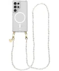 AVY Samsung Galaxy S25 Ultra Hoesje met Koord & MagSafe 120CM Perla Chic Long afbeelding