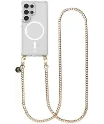 AVY Samsung Galaxy S25 Ultra Hoesje met Koord & MagSafe 120CM Aurum Lien Long afbeelding