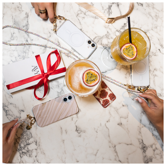 AVY Samsung Galaxy S25 Ultra Hoesje met Koord & MagSafe 120CM Silver Spark Long afbeelding 5