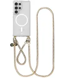 AVY Samsung Galaxy S25 Ultra Hoesje met Koord & MagSafe Set Aurum Lien afbeelding